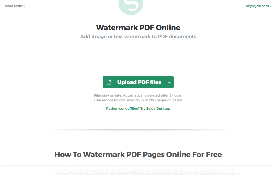 Watermark pdf online